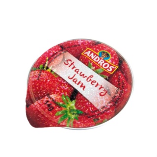 ภาพหน้าปกสินค้าอองโดรส แยมรสสตรอเบอร์รี่ 5 x 14 กรัม - Strawberry Jam 5 x 14g Andros brand ซึ่งคุณอาจชอบสินค้านี้