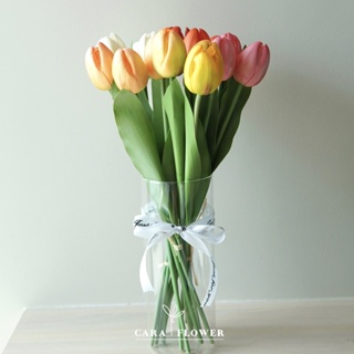 Holland Tulips | ดอกทิวลิปปลอม ดอกไม้ปลอม ดอกไม้ประดิษฐ์ ดอกไม้ปลอมตกแต่งบ้าน พร๊อพถ่ายรูป (T02) [พร้อมส่ง]