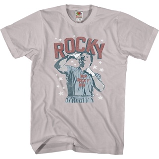 Training Rocky T-Shirt เสื้อคู่วินเทจ เสื้อยืดชาย