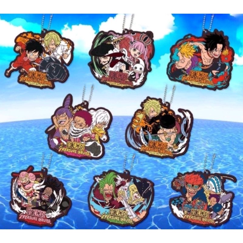 พวงกุญแจ-สแตรปยางวันพีช-ichiban-kuji-one-piece-with-one-piece-treasure-cruise-vol-2-พวงกุญแจ-วัน-พีช