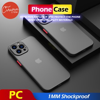 Caravan Crew ไอโฟน Case 7 8 Plus XS MAX XR 11 12 13 Pro Pro Max เคสไอโฟน ขอบนิ่ม (สีแดง/สีดำ)