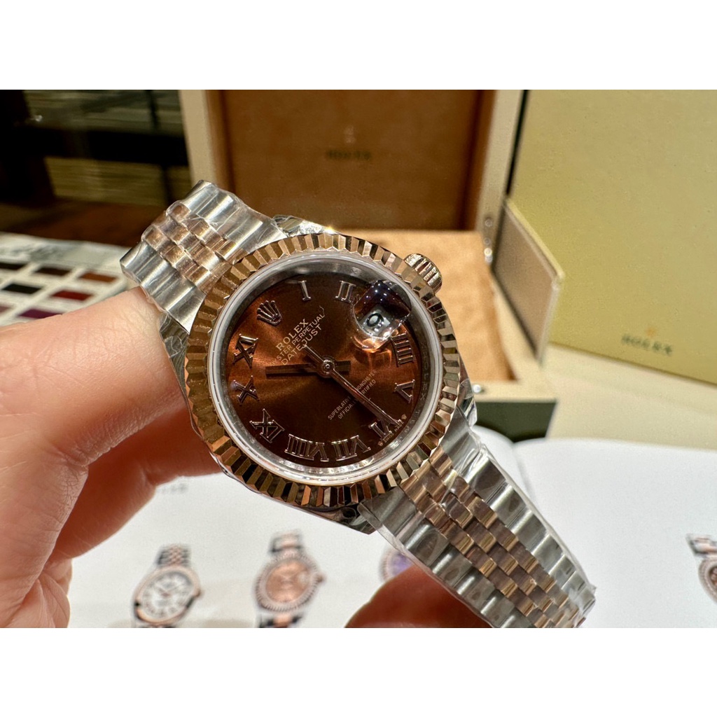 พรี-ราคา12500-rolex-datejust-นาฬิกา-ผู้หญิง-28mmสาย-ส-แตนเลส-นาฬิกาแบรนด์เนม