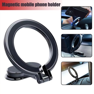 Ankndo แดชบอร์ด ที่วางโทรศัพท์ แบบแม่เหล็ก สําหรับติดรถยนต์ สําหรับ iP magsafe Case ขายึดพับได้ ที่วางโทรศัพท์ในรถยนต์