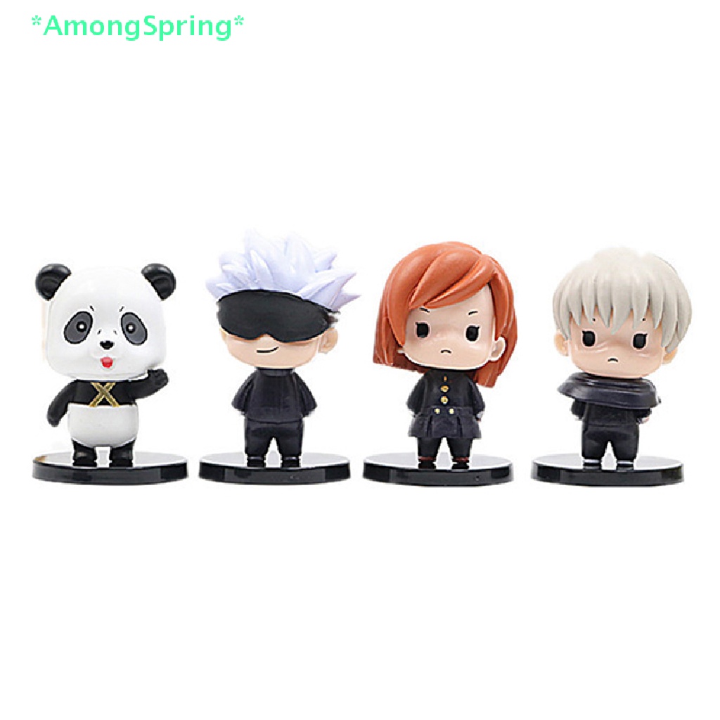 amongspring-gt-ใหม่-โมเดลฟิกเกอร์-pvc-รูปการ์ตูนอนิเมะ-q-version-ของเล่นสําหรับเด็ก-8-ชิ้น