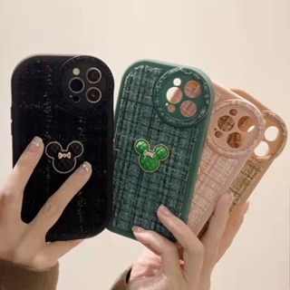 【ใหม่】เคสโทรศัพท์มือถือแบบนิ่ม Tpu ลายการ์ตูนตุ๊กตาถัก สามมิติ แต่งเพชร หรูหรา สําหรับ iPhone 7 8 X XS XR 11 12 Series