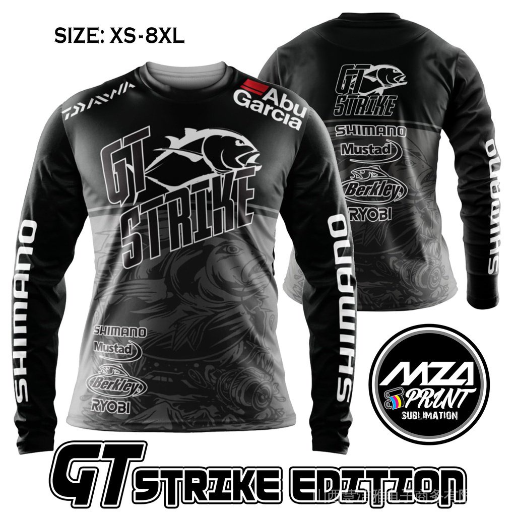 เสื้อกีฬาตกปลา GT Strike Edition เสื้อตกปลา ป้องกันรังสียูวี แห้งเร็ว