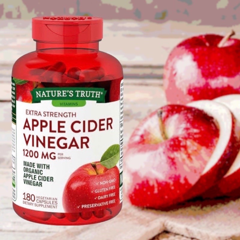 Nature's Truth Apple Cider Vinegar 1200 mg., 180 cap Shopee Thailand