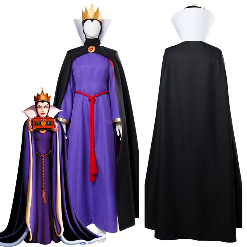 Snow White Evil Queen Dress Outfit Adult Halloween Carnival Cosplay Costumes Set Shopee Thailand