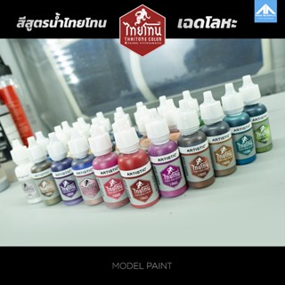 สีสูตรน้ำไทยโทน SET สีโลหะ [ Thaitone Model Color Metallic Set ]