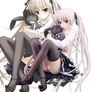 โมเดลฟิกเกอร์ PVC อนิเมะ Yosuga No Sora Kasugano Sora Holding The Rabbit Dome Girl สําหรับตกแต่งบ้าน