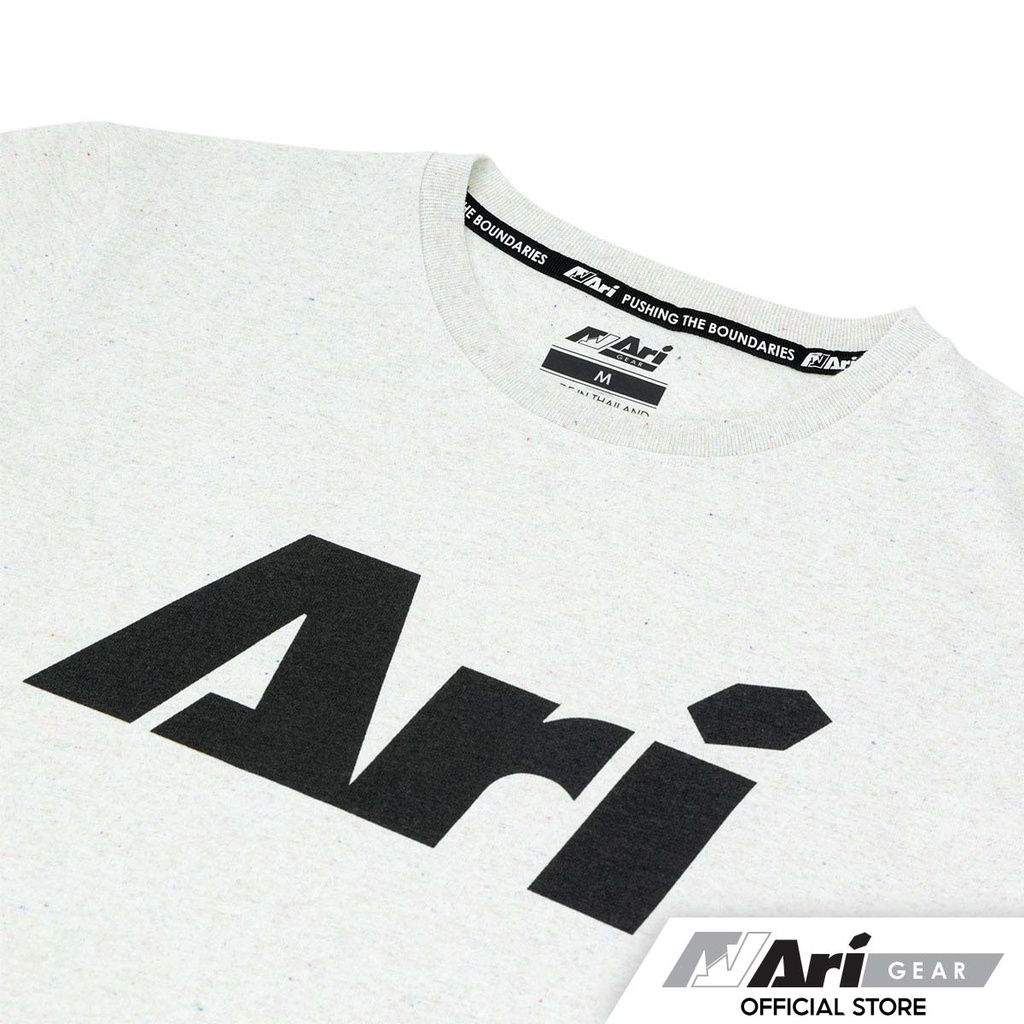 ari-envira-lifestyle-tee-raw-white-black-เสื้อยืดอาริ-เอ็นวีรา-สีครีมดำ