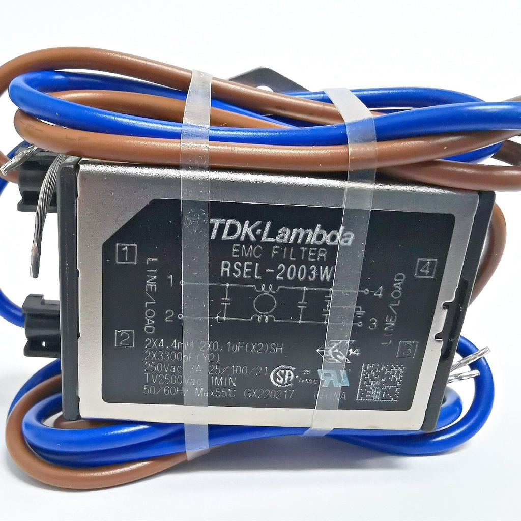 TDKLAMBDA NOISE FILTER RSEL2003W [ตัวกรองสัญญาณรบกวน] Shopee Thailand