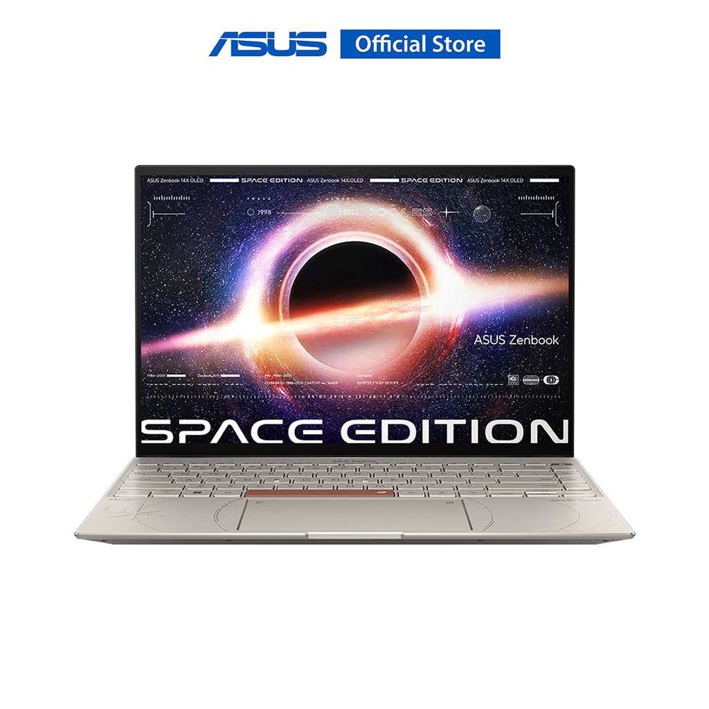 ภาพหน้าปกสินค้าASUS Zenbook 14X OLED Space Edition (UX5401ZAS-KU721WS), 14 inch thin and light laptop, 4K OLED touchscreen, Intel 12th gen Core i7, 16GB LPDDR5, 1TB PCIe 4.0 SSD จากร้าน asus_officialstore บน Shopee