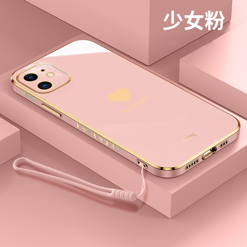 เคสโทรศัพท์มือถือ-ขอบตรง-ลายหัวใจ-สําหรับ-iphone-7plus-8plus-x-xs-xr-xs-max