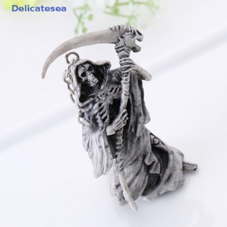 [Delicatesea] ใหม่ พวงกุญแจยาง จี้รูปหัวกะโหลกปีศาจ Death Monster อุปกรณ์เสริม สําหรับพวงกุญแจรถยนต์