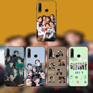 เคสโทรศัพท์มือถือ ซิลิโคน ลาย GOT7 สีดํา สําหรับ OPPO A3S A5 A5S A7 A8 A9 A9X A11 A11X A12 A12E A15 A15S A16 A16S A17 A31 A32 A35 A37 A53 A54S