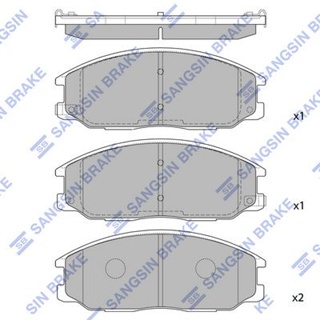 ผ้าดิสเบรคหน้า SSANGYONG RODIUS 2.7 3.2 2005-2013- STAVIC 2.7 3.2 2005- HI-Q