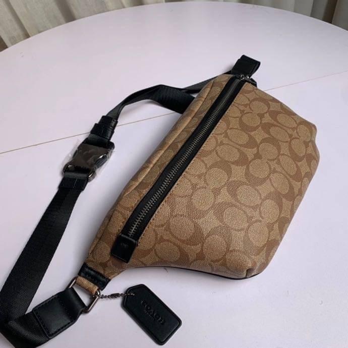 Coach GRADE BELT BAG IN SIGNATURE CANVAS (COACH C1411) Shopee Thailand