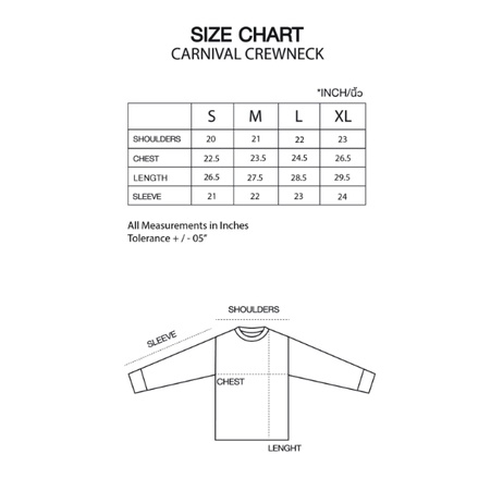 ของแท้-เสื้อแขนยาว-crewneck-carnival-fall-winter-2022-creation-from-chaos-collection-drop-4-ของใหม่-มือ1-พร้อม