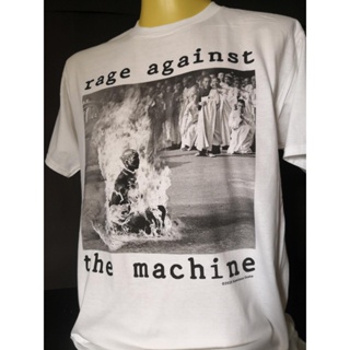 Tee เสื้อวงนำเข้า Rage Against the Machine RATM Nu Metal Hiphop Rock Rap Retro Style Vintage T-Shirt_15