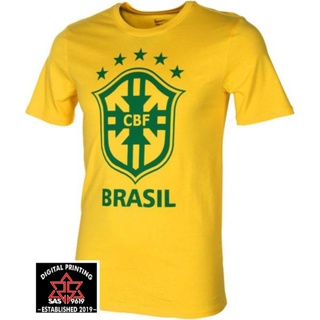 เสื้อยืด ลายทีมชาติบราซิล ทีมฟุตบอลโลก