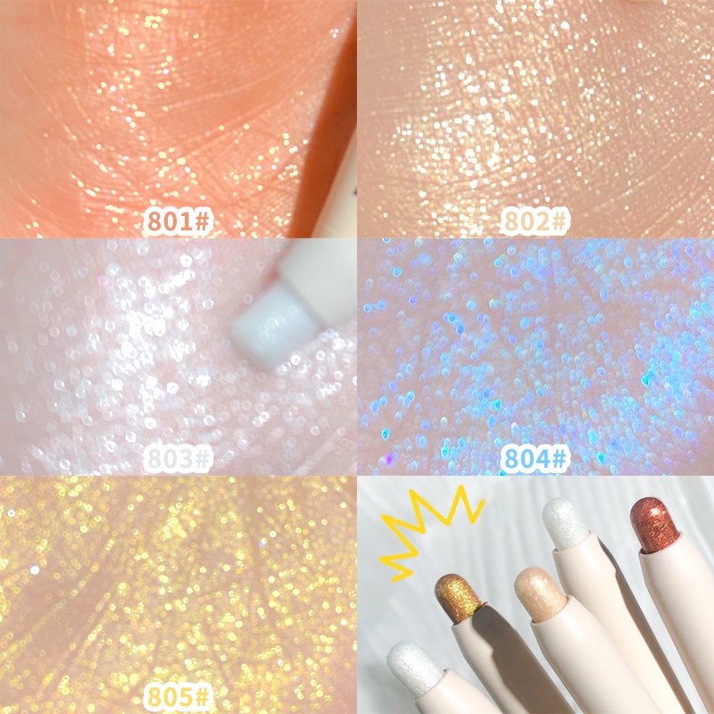 eyes-lying-silkworm-pen-อายแชโดว์-stick-brighten-coral-peach-rose-golden-eye-makeup-stick-doom