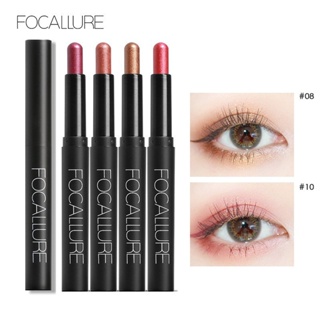 Focallure ดินสออายแชโดว์ไฮไลท์ 12 สี ป้องกันการลบเลือน กันน้ำอายแชโดว์ แบบแท่ง