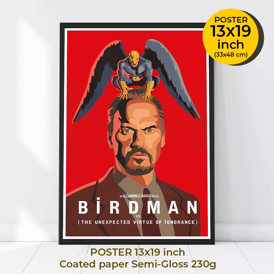 Birdman Poster โปสเตอร์ เบิร์ดแมน มายาดาว กำกับโดย Alejandro González ...