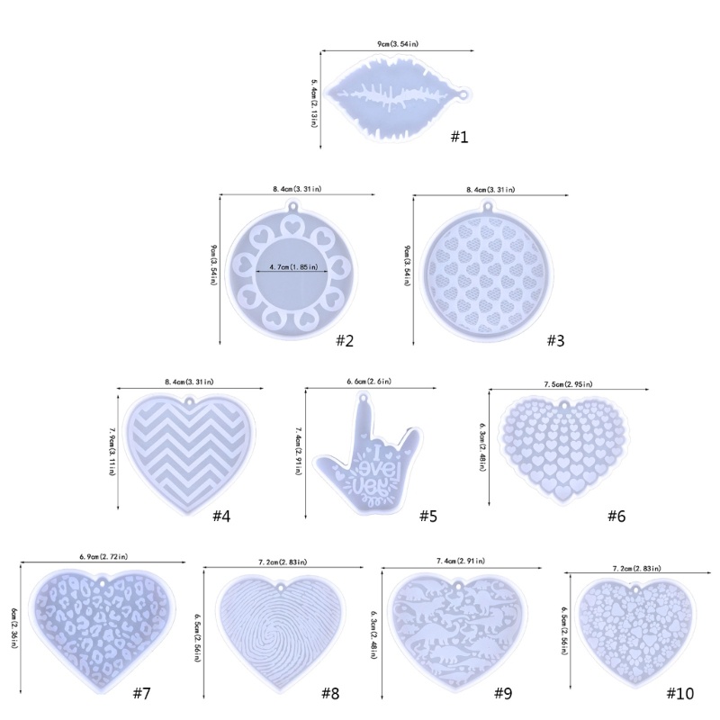 flgo-แม่พิมพ์ซิลิโคนเรซิ่น-รูปสัญลักษณ์ต่างๆ-สําหรับทําเครื่องประดับ-พวงกุญแจ-diy