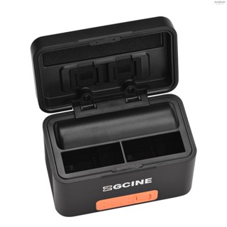 ZGCINE PS-G10 mini Portable Sports Camera Battery Fast Charging Case 5200mAh Wireless Dual Battery Charger with Type-C Port Replacement for   10 9 8 7 6 5