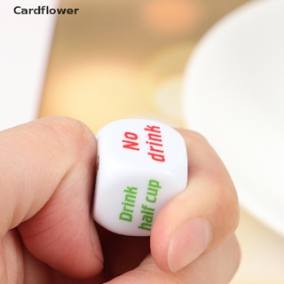 &lt;Cardflower&gt; 2PCS Funny Drinking Sip Dice Roll Decider Die Game Party Bar Club Pub Gift Toys On Sale