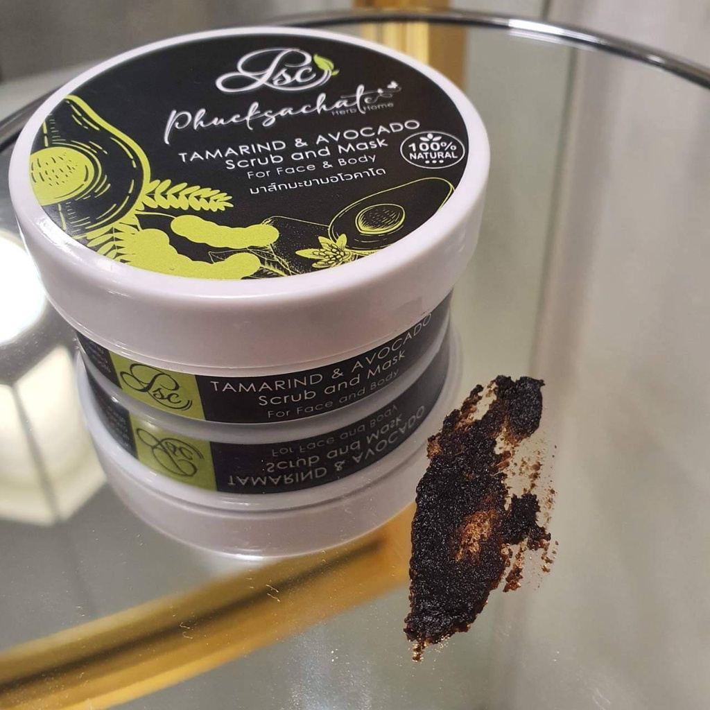 scrub-amp-mask-มาส์กมะขามอโวคาโด-by-psc-สมุนไพรพฤกษชาติ-ขนาด-80-กรัม-เป็นทั้งสครับและมาส์ก-2-in-1