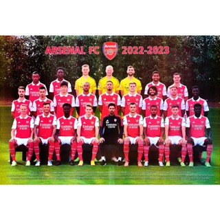 โปสเตอร์ นักฟุตบอล อาร์เซนอล ARSENAL 2023 POSTER 24”X35” Inch Football V2