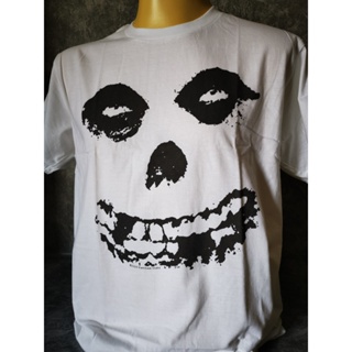 เสื้อยืดเสื้อวงนำเข้า Misfits Crimson Ghost Skull Horror Punk Rock Metal Psychobilly Gothic Style Vintage T-Shirt_24