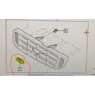 (ของแท้) UH7751710A โลโก้ ติดกระจังหน้ารถ ฟอร์ด Ford /พรีออเดอร์ 3-7 วัน/ของแท้เบิกศูนย์**lทักแชทสอบถามก่อนสั่งซื้อ