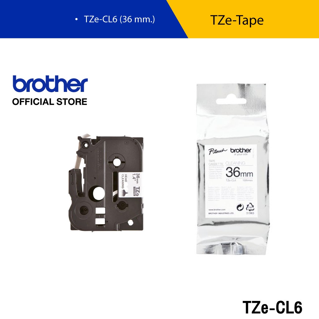 brother-tze-cl6-เทปทำความสะอาดหัวพิมพ์-ขนาด-36-มม-ความยาว-2-5-เมตร