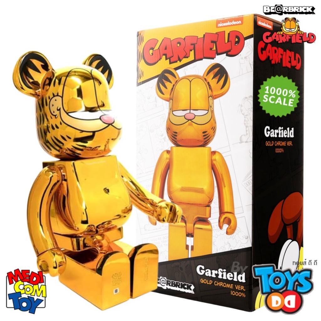 Bearbrick Garfield 1000% Gold Chrome Ver. - US