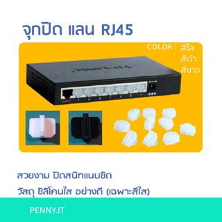 ภาพหน้าปกสินค้าจุกปิด lan แลน กันฝุ่น RJ45 by. penny.it ที่เกี่ยวข้อง