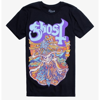 Ghost Satanic Panic T Shirt Ghost Band Metal Band Art Cover Colorful Printed Tee from Seven Inches of Satanic Panic