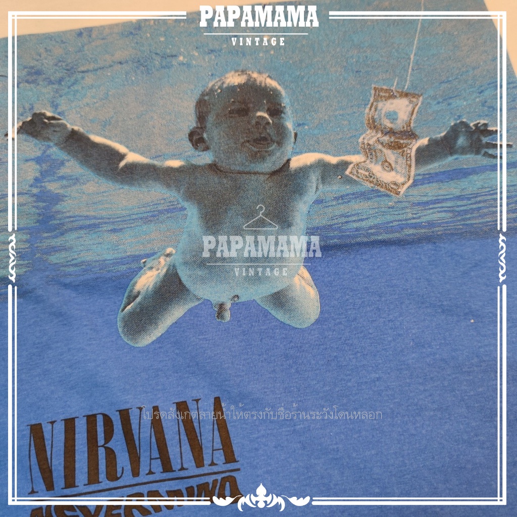 nirvana-nevermind-album-1992-เด็กเก็บแบงค์-วินเทจ-เสื้อวง-เนอร์วาน่า-vintage-papamama-vintage-34