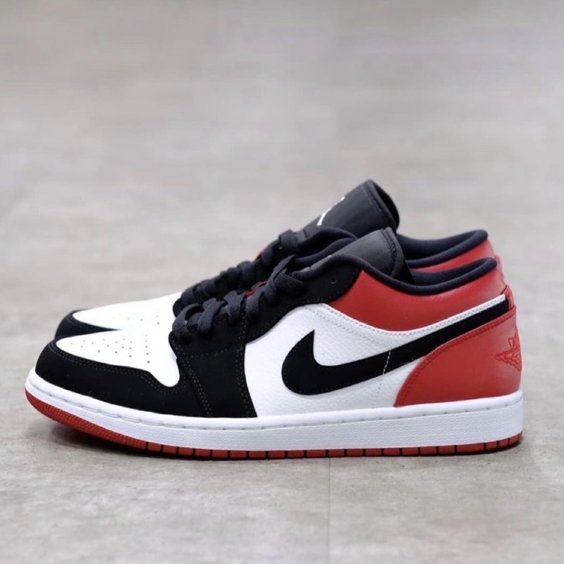 nike-air-jordan-1-low-black-toe-พร้อมกล่อง-รุ่นขายดี