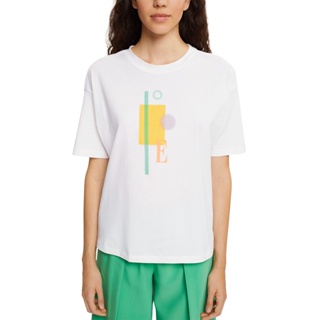 ESPRIT Womens Print t-shirt with Jersey fabric made of cotton