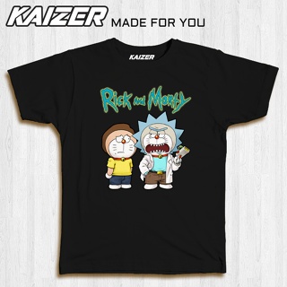 New Kaizer RH-1544 เสื้อยืดลายการ์ตูนโดราเอมอน Rick And Morty sale เสื้อยืดชาย_16
