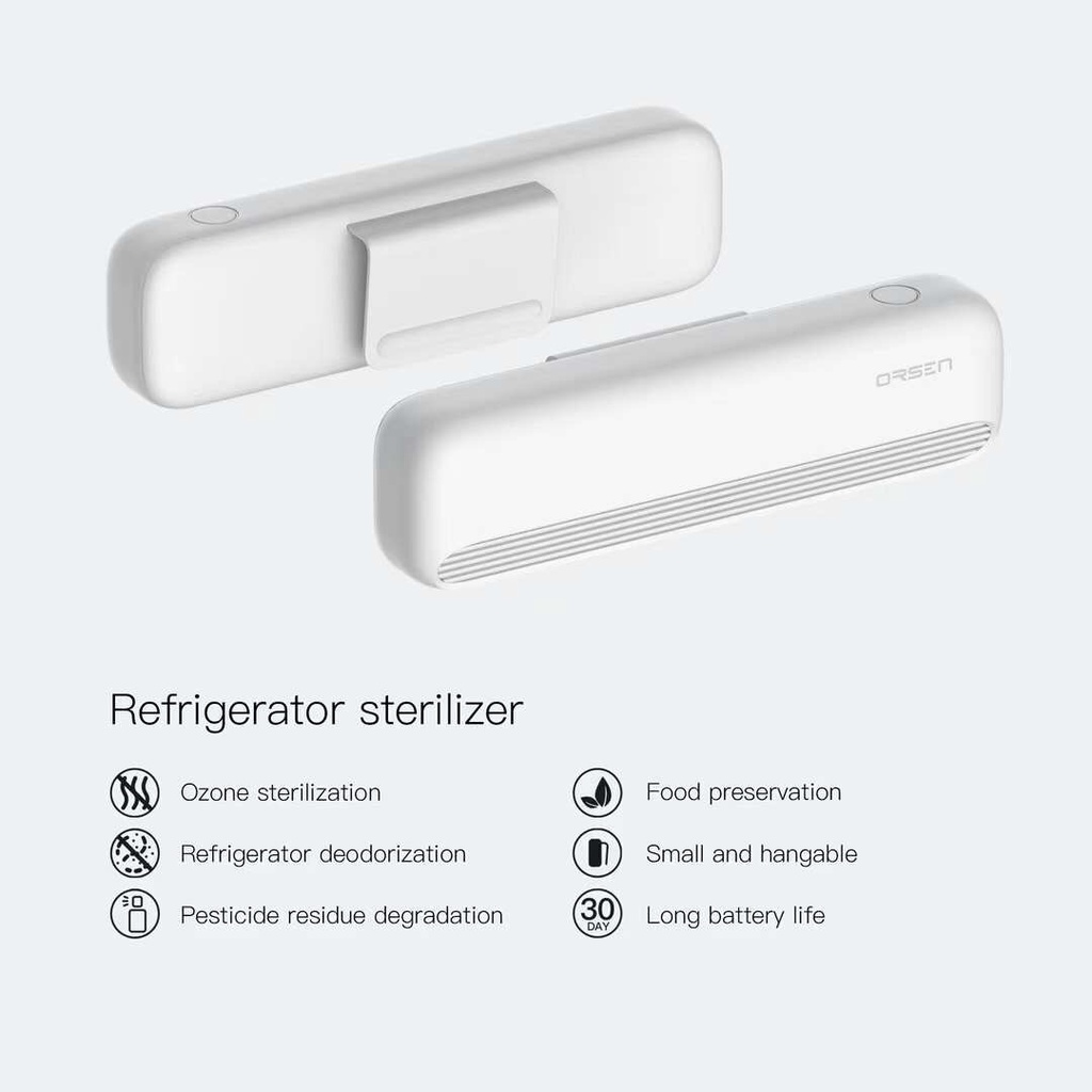 orsen-รุ่น-x1-เครื่องอบโอโซน-ช่วยฆ่าเชื้อ-ดับกลิ่น-กันแบคทีเรีย-สำหรับตู้เย็น-ฆ่าเชื้อโรคในตู้เย็นได้-99-9-สะอาดขึ้น