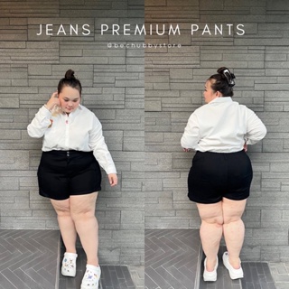 “Jeans premium pants” กางเกงยีนส์ผ้ายืด กางเกงยีนส์ขาสั้นคนอ้วน กางเกงยีนส์ไซด์ใหญ่ กางเกงยีนส์คนอ้วน