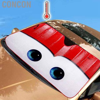 Concon Cartoon Eyes Car Windshield Sunshade Sun Visor Protector Foldable Window Heat Shield Cover Block UV Rays