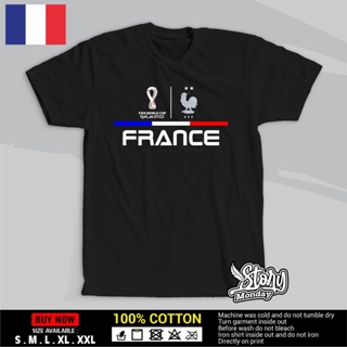 เสื้อยืด พิมพ์ลาย France Fifa World Cup Qatar 2022 สําหรับผู้ชาย