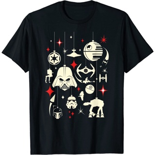 เสื้อยืด พิมพ์ลาย Star Wars Galactic Empire เหมาะกับเทศกาลคริสต์มาส สําหรับผู้ชาย
