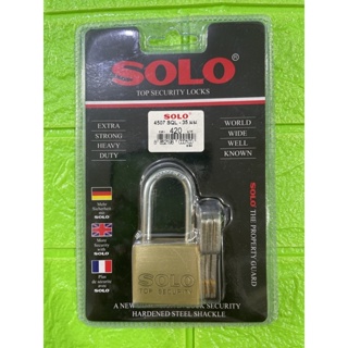 กุญแจ SOLO แท้อย่างดี 35 มม. (รุ่น 4507 SQL) จาก 420 ลดเหลือ 370 บาทเท่านั้น