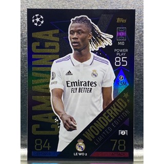 Eduardo Camavinga การ์ดนักฟุตบอล 22/23 การ์ดสะสมทีม Real madrid c.f. การ์ดนักเตะ รีลมาดริด เรอัลมาดริด เรอัล มาดริด